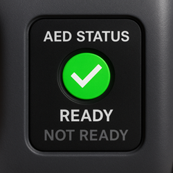 Indicateurs d'état d'un DAE